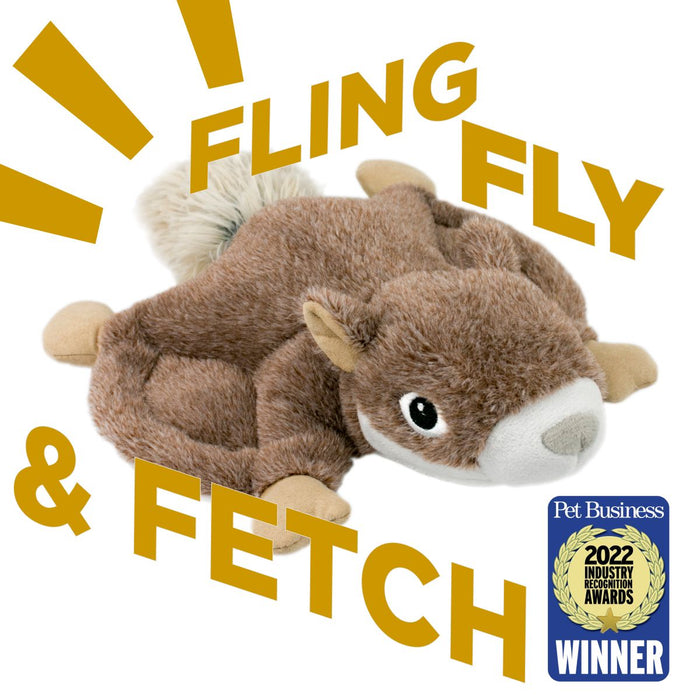 Tall Tails Dog Toy-Fly Squirrel : 12" - Dog.Dog.Cat.