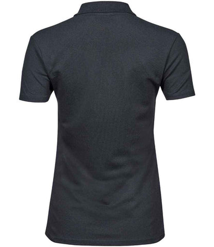 Tee Jays Ladies Luxury Stretch Polo Shirt | Dark Grey - Eg Clothing UK