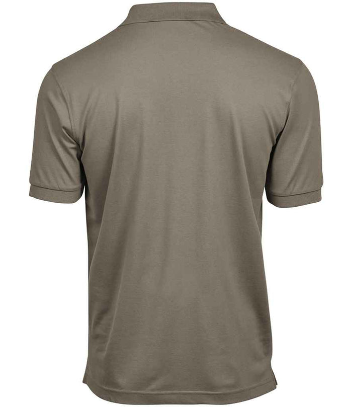 Tee Jays Luxury Stretch Piqué Polo Shirt | Clay - Eg Clothing UK