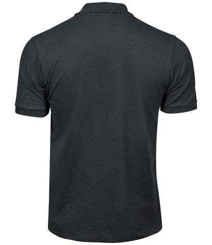 Tee Jays Luxury Stretch Piqué Polo Shirt | Dark Grey - Eg Clothing UK