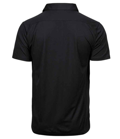 Tee Jays Luxury Sport Polo Shirt | Black - Eg Clothing UK