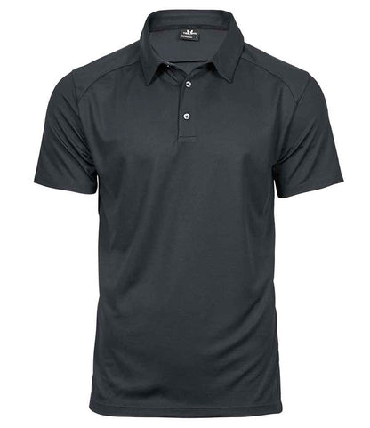 Tee Jays Luxury Sport Polo Shirt | Dark Grey - Eg Clothing UK