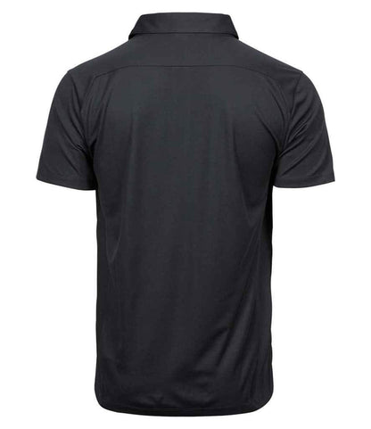 Tee Jays Luxury Sport Polo Shirt | Dark Grey - Eg Clothing UK