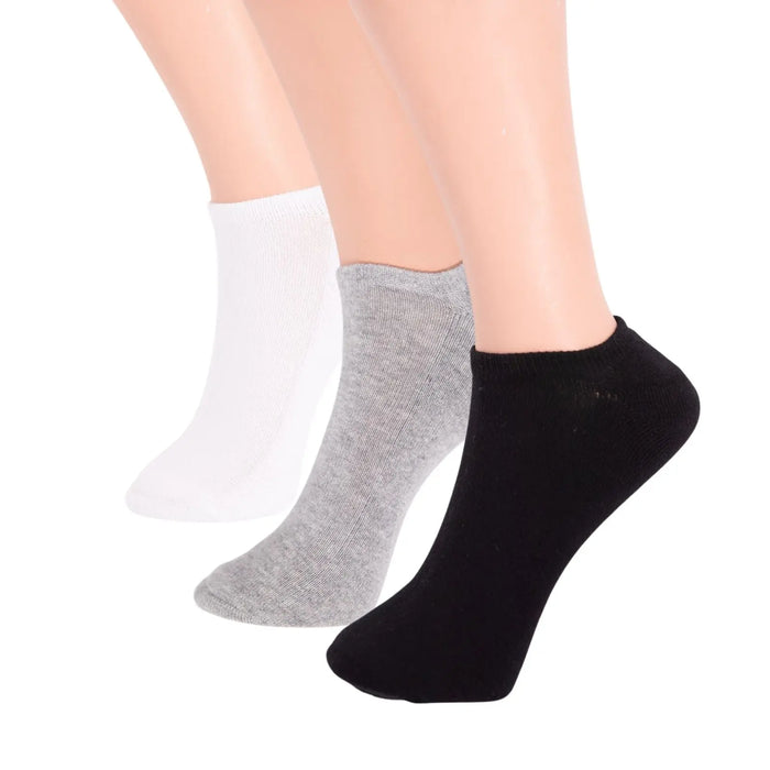 Terry Cushioning 3 Pairs Low Cut Socks Pantsnsox