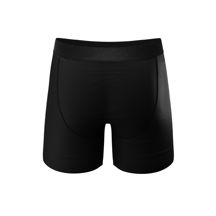 The 009 | Black Tuxedo Ball Hammock® Pouch Underwear Fly