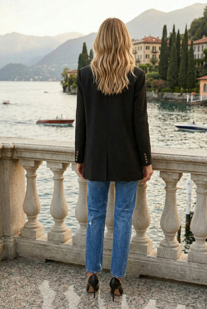THE BEST BLAZER BLACK