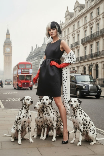 THE DALMATIAN QUEEN COSTUME FOR WOMEN