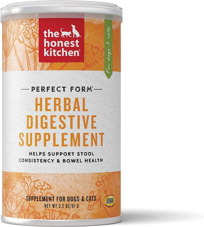 The Honest Kitchen Perfect Form Herbal Digestion -3.2 oz - Dog.Dog.Cat.