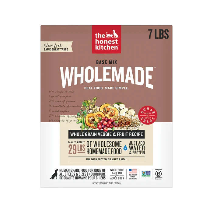 The Honest Kitchen Whole Grain Veggie & Fruit Base Mix - 7 lb