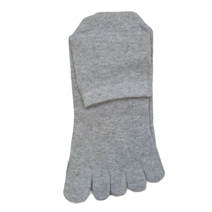 Toe Socks 3 Pack of Set Cotton Ankle Five Finger Socks - Pantsnsox
