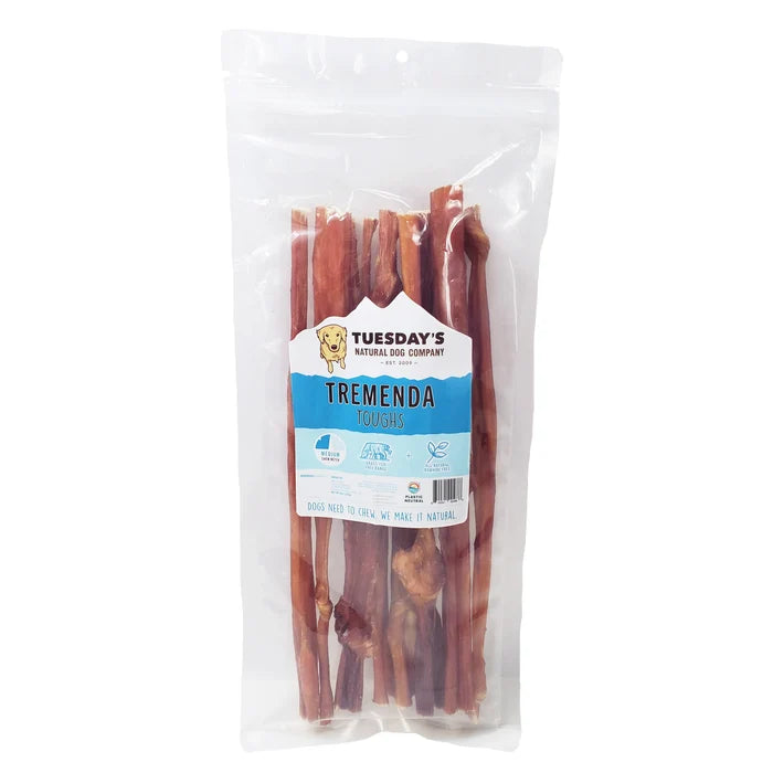 Tremenda Tough Sticks - Beef Bladder Dog Chews (8 oz) - Dog.Dog.Cat.