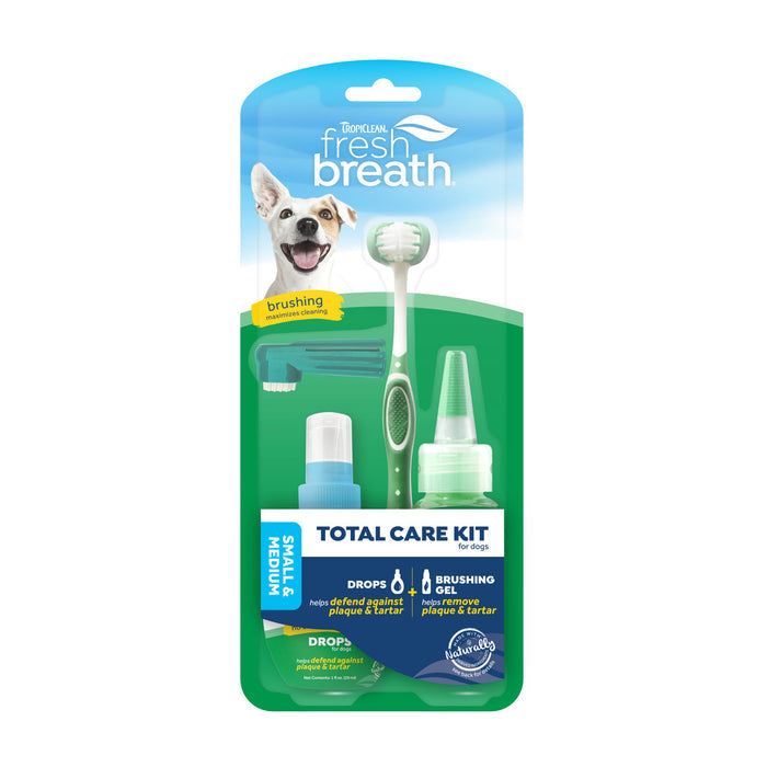 TropiClean Oral Care Kit-SM - Dog.Dog.Cat.