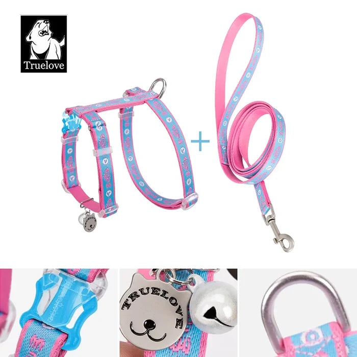 TrueLove Cat Harness and Leash Set TLH3912 - Dog.Dog.Cat.