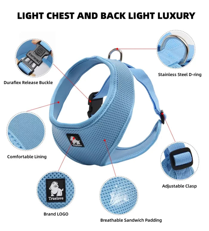 Truelove Comfortable Soft Breathable Dog Harness TLH1911 - Dog.Dog.Cat.
