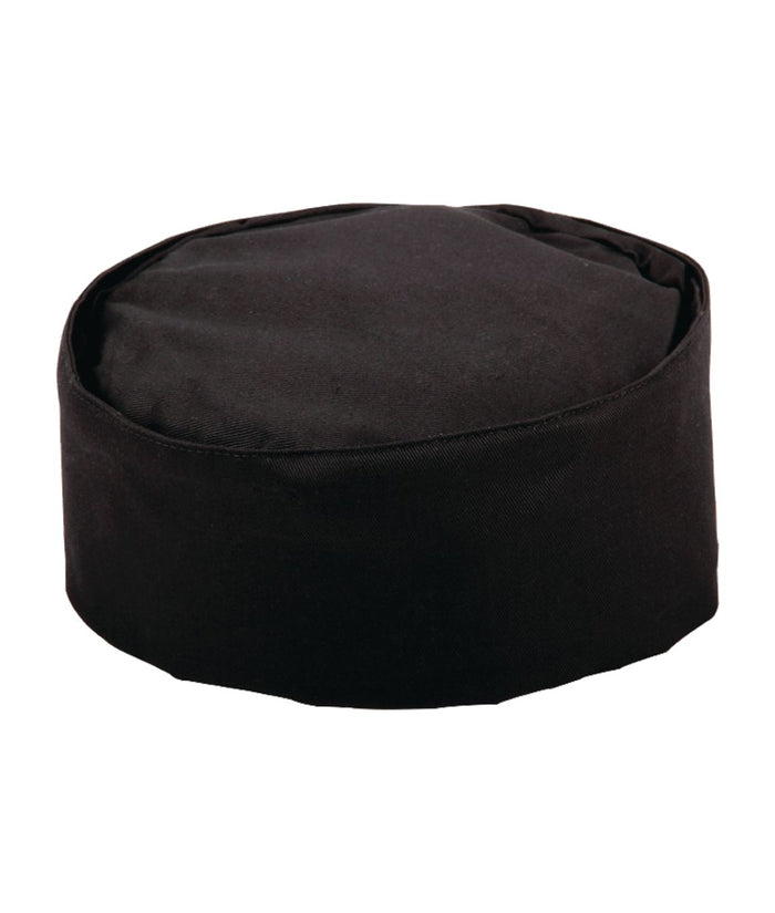 Chef's Hat Unisex 65% polyester 35% cotton 195GSM adjustable Velcro back white kitchen hat