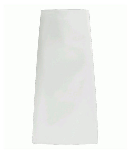 Long Apron Unisex With No Pocket | White - Eg Clothing UK