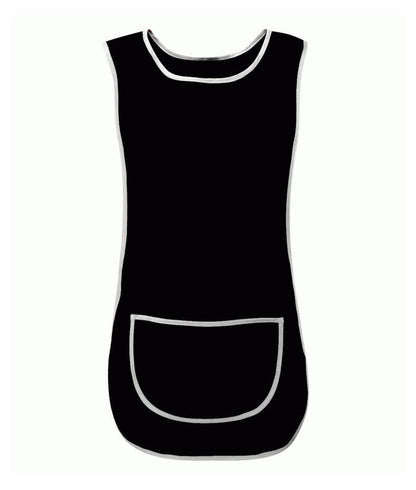 Tabard Unisex Contrast with contrast bound edges one large front pocket adjustable side tabs 65% polyester 35% cotton 195GSM