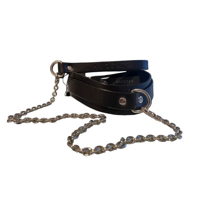 Urania Mini Collar Black & Silver