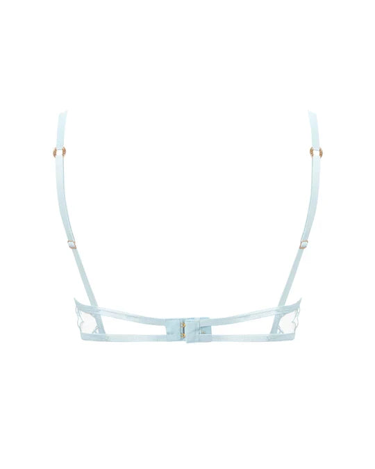 Valentina Heart Balcony Bra Ice Water Blue
