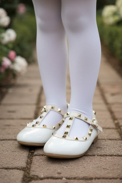 VICTORIA SHOE WHITE PATENT
