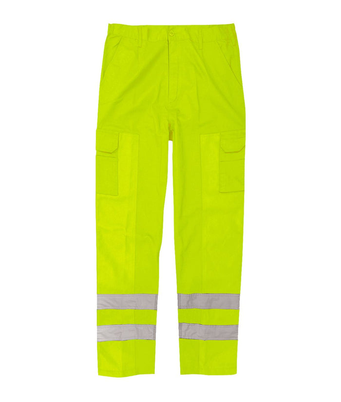 Vigilant (Short Leg) Combat Trousers in Polycotton | Yellow - Eg Clothing UK
