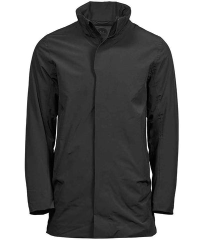 Tee Jays All Weather Parka Jacket Black full-length parka with waterproof breathable shell and insulated lining