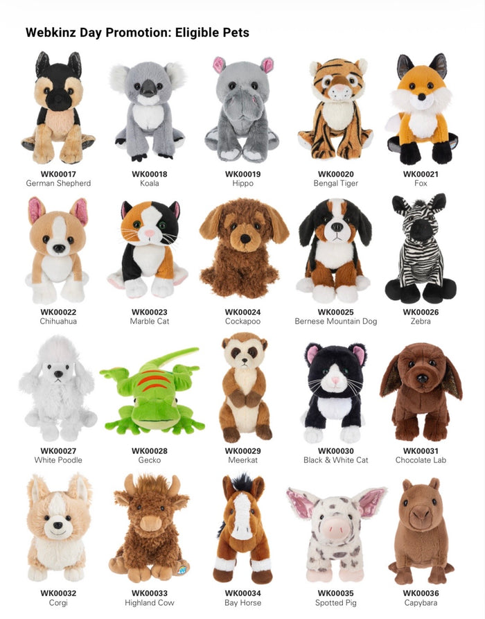WebKinz Plush