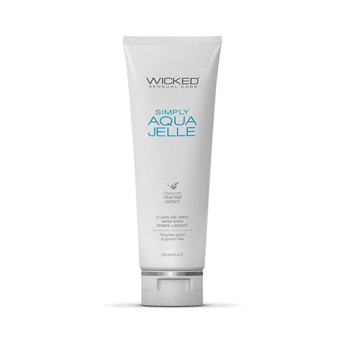 Wicked Simply Aqua Jelle  Lubricant - 4 oz