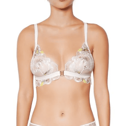 Winter Romance Triangle Bra White