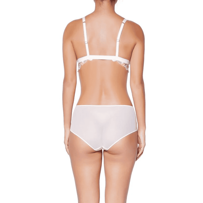Winter Romance Triangle Bra White