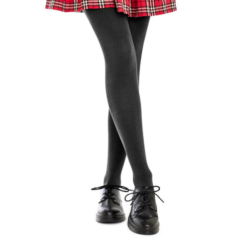 Winter School Cotton Tights - Black Pantsnsox