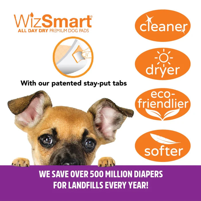 Wizsmart Dog Pads-Ultra 30 : 23.5 x 22" - Dog.Dog.Cat.