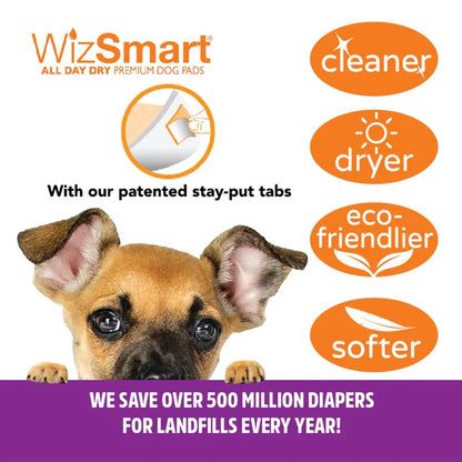 Wizsmart Dog Pads-Ultra 30 : 23.5 x 22" - Dog.Dog.Cat.