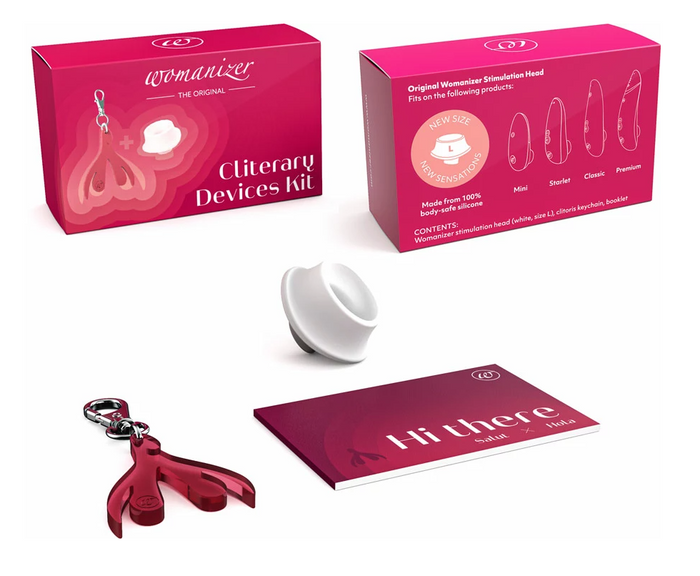 Womanizer Replacement Stimulation Head Large & Keychain