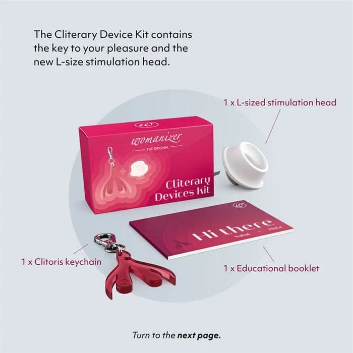 Womanizer Replacement Stimulation Head Large & Keychain
