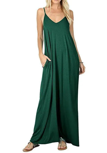 Women Full Slip Long Loose Camisole Liner Dress Under Dress Liner Pantsnsox