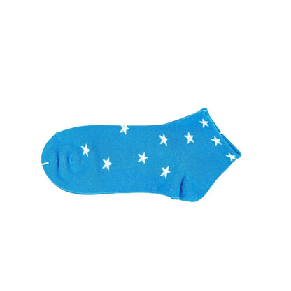 Womens 3 Pairs of Low Cut Stars Women Girls Cotton Socks Pantsnsox