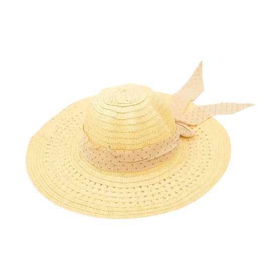 Women's Ultra Wide Spencer Boater Hat - Pantsnsox