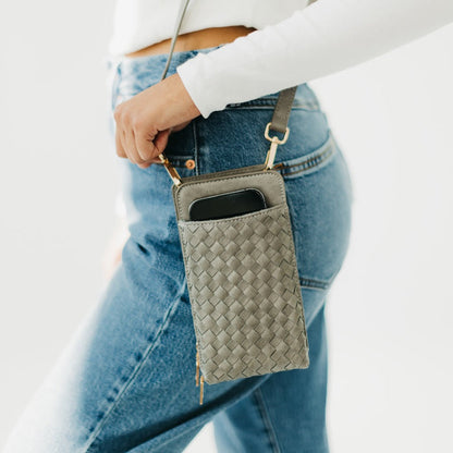 Woven Double Duty Phone Bag | 3 Sisters Collection